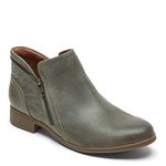 Cobb Hill Women's Crosbie Bootie Ankle Boot, Dusty Olive, 10