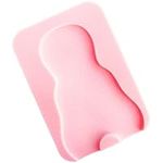 Baby Bath Sponge Soft Infant Bath Mat Newborn Comfy Foam Skid-Proof Cushion (Pink)