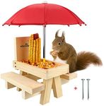 MIXXIDEA Squirrel Feeder Table with