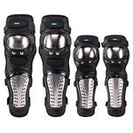 NIKAVI Motorcycle stainless steel knee pads, elbow pads, cross-country riding, racing protection, sports protective equipment