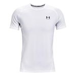 Under Armour Men's UA HG Armour Fitted SS, Lightweight Mens' Running Top, Breathable and Quick-Drying Compression Top