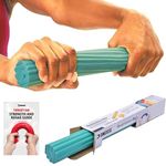 DMoose Fitness Flex Tennis Elbow Bar & Hand Forearm Strengthener for Golfer's, Athletes, Tendonitis, Injury Recovery and Rehabilitation Equipment, Flexible Training and Physical Therapy Tool