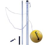 Park & Sun Sports Permanent Outdoor Tetherball Set with Accessories (2-Piece Pole)