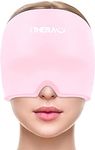 I-THERA-U Natural Headache Relief Hat, Migraine Cap Cold Cap for Migraine Mask Ice Cap Migraine Eye Mask Migraine Head Wrap Headache Mask Migraine Relief Cap Headache Relief Cap Ice Pack for Head Pink