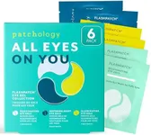 Patchology All Eyes On You Under Eye Mask - Retinol, Collagen & Green Tea Infused - Eye Gels for Dark Circles, Puffiness, & Wrinkles, Eye Patches for Night, Beauty Travel, Reduce Puffy Eyes (6 Pairs)