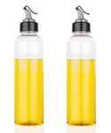 NARIYA Plastic Oil Dispenser Bottle for Kitchen Leakproof Cooking Oil Container Kitchen Tool (1000 Ml, Pack of 2)