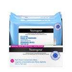 Neutrogena All in One Makeup Remover Cleansing Fragrance-Free Wipes - Alcohol-free, Sensitive Skin, Compostable, Duo pack, 50 wipes