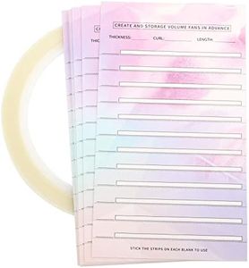 Tarjetas de Almacenamiento de Pestañas, Mosaico de Pestañas de 10 Piezas con Tiras Adhesivas para Extensión de Pestañas, Bandeja de Pestañas con Cinta de Pestañas de Doble Cara, Accesorios para Pestañ