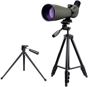 SVBONY SV401 Spotting Scope with Tripod IPX6 Waterproof 20x-60x80mm 45 Degree Angled Eyepiece Prism FMC Coated Optical Lens for Target Shooting Bird Watching