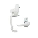 Ideal Security Inc. SK910W Classic Push Button Latch, White