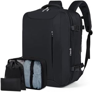 Xkdoai Bagaglio a Mano per Easyjet 45x36x20 Zaino da Viaggio Zaino per Easyjet 45x36x20 con 3 Organizzatori Bagaglio a Mano con Tasca Antifurto
