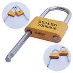 RAIBEX® Padlock Seal (100 PCS) RX-PD101 Ideal for CONTAINERS, Wagons, Train CAR, Diesel Tanker & Oil Tank Locking