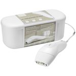 Mandy Skin Laser IPL Hair Removal Device for Permanent Painless Home Salon Quality Skincare | 2 Intensity Modes, 5 Intensity Levels, 2 Skin Tone Sensors (White)