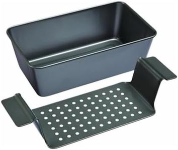 Chicago Metallic Non-Stick 2-Piece Healthy Meatloaf Set, Grey