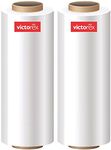 Victorex Packing Material, 16 Inch (400 mm), 200 Meters length Large Film wrap Roll for Packing and multipurpose use. 1 KG in weight Per Unit, (Pack of 2)