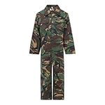 Wetplay Childrens Childs Kids Boys Girls Boilersuit Overalls Coverall Boiler Suit 1-13 Years (14 Years, Camouflage)