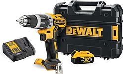 DEWALT DCD796P1-GB XR Brushless Compact Lithium-Ion Combi Drill, 18 V, Yellow/Black, One Size