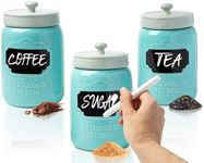 Mason Jar Ceramic Canister Set for 