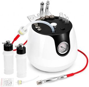 UNOISETION 3-in-1 Diamond Microdermabrasion Machine, 65-68cmHg Suction Power Professional Facial Exfoliating Tool, 11 Replaceable Tips for Beauty Salon, Suitable for All Skin Types