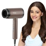 VEGA Dry-Up 2000 Watts Hair Dryer For Men & Women with 3 Heat & 1 Speed Setting & Cool Shot Button, Blow Dryer, Foldable Hair Dryer with Over Heat Cut-Out, Blow Dry 2 Year Warranty, (VHDH-36)