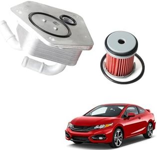 Transmission Oil Cooler Filter Kit Compatible with Honda Civic 1.8L 2.0L 2014-2021, Honda HR-V 1.8L 2016-2021 Replace 25560-R3W-003 25450-P4V-013