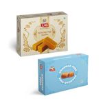 Lal Sweets Combo Pack of Mysore Pak Signature 400g and Dharwad Peda 400g Gift Pack | Diwali Gift Hamper | Festive Sweets | Desi Cow Ghee Sweet | Gift Box | FREE DIYA