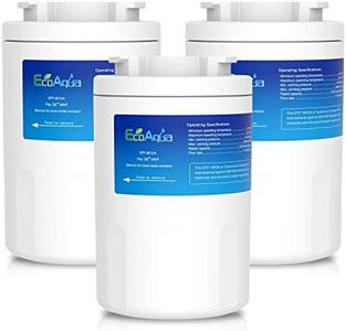 EcoAqua EFF-6013A Refrigerator Water Filter Compatible with GE SmartWater MWF, MWFA, MWFA, MWFAP, MWFDS, MWF-INT, MWFP; Hotpoint HWF, HWFA; 101057A, 1013000110, 101300A