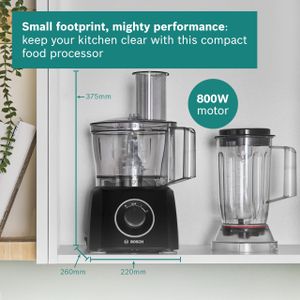 Bosch MultiTalent 3 Food Processor – Black