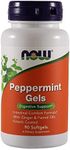 NOW Peppermint Gels - 90 Softgels (Pack Of 3)