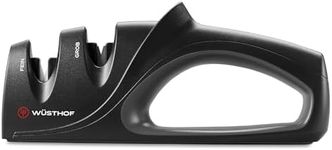 WÜSTHOF 2-Stage Hand-Held Sharpener, Black