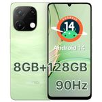 UMIDIGI Android 14 Unlocked Cell Phone,G9T(8+128GB) Moblie Phone,90Hz Eye-Care 6.75" Large Display 5000mAh Long-Lasting Battery