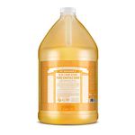 Dr. Bronner’s - Pure-Castile Liquid Soap (Citrus, 3.8 L) - Made with Organic Oils, 18-in-1 Uses: Face, Body, Hair, Laundry, Pets and Dishes, Concentrated, Vegan, Non-GMO