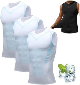 V-Boost V2 Shaping Tank Men, 2026 New 60s Quick Drying, Feel the Power of Confidence, Energy & Strength (White, 3XL)