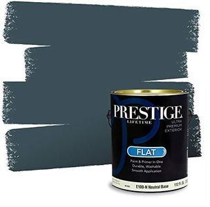 PRESTIGE Paints Exterior Paint and Primer In One, 1-Gallon, Flat, Comparable Match of Valspar* Everglade Deck*