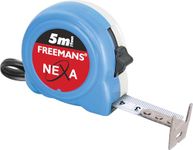 FREEMANS NEXA 5m:19mm Steel Inchi Measuring Tape - 5m With Unbreakable ABS case || Click Action Front Lock || Double-sided Printing and Belt Clip