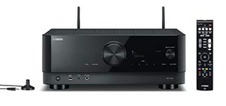 Yamaha RX-V4A Home Theatre Receiver, 5.2 channel, 4K/120Hz capable, Built-in Bluetooth, USB & WiFi, MusicCast and Alexa compatible