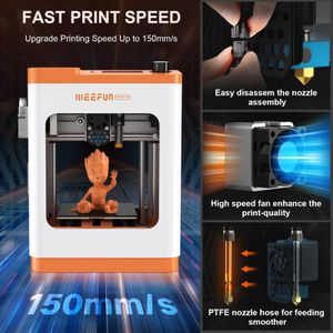 WEEFUN TINA2S 3D Printer – Compact WiFi Desktop Printer