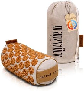 Glanzstück Berlin® Health Collection – Almohada cervical de acupresión premium térmica contra el dolor de cuello, tensión, dolor de cabeza de lino sostenible