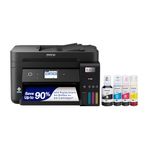 Epson EcoTank ET-4850 Wireless All-in-One Cartridge-Free Supertank Printer with Scanner, Copier, Fax, ADF and Ethernet – The Perfect Printer for Your Office - Black