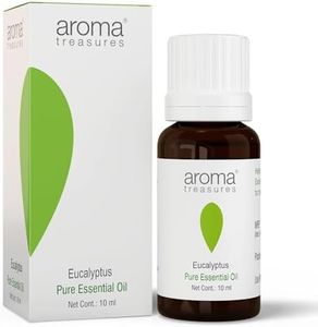 Aroma Treasures Eucalyptus Essential Oil | 100% Pure & Natural Theraputic Essential oil for healthy Skin, body, Aromatherapy - 10ml