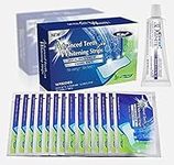 KAV PLUS PROFESSIONAL ADVANCED TEETH WHITENING STRIPS HOME TOOTH BLEACHING WHITENING STRIPS with CREST 3D WHITE BRILLIANCE WHITE TOOTHPASTE (STRIPS NOT MADE BY CREST)