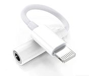 BLENDIFY Lightning to 3.5 mm Headphone Jack Adapter for iPhone, iPhone Aux Adapter Converter Dongle Audio Cable Compatible with iPhone 14 13 12 11 X XS 8 7