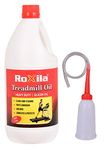 Roxila® Pure Silicone Treadmill Lubricant Oil for Belt/High Viscosity with Oil Dispenser (1 L)