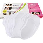 LWBTOSEE 100PCS Transparent Shower Disposable Face Protector Shield, Size 7.9"*3.5"