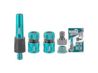 MR LIGHT TOTAL ABS Material Hose Quick Connectors Set with Twist Spray Nozzle (5 PCS , THHCS05122)