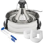 PetSafe Drinkwell Stainless Multi-Pet Fountain with Bonus Cleaning Kit