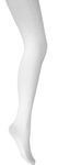 MYSASI Children's Full Footed Ballet Tights (6-8 years, White)