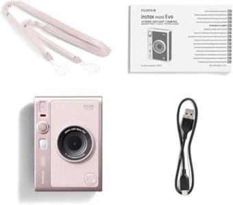 Instax Mini EVO Hybrid Instant Camera – Gentle Rose