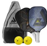 JOOLA Essentials Performance Pickleball Paddle with Reinforced Fiberglass Surface and Honeycomb Polypropylene Core,Set