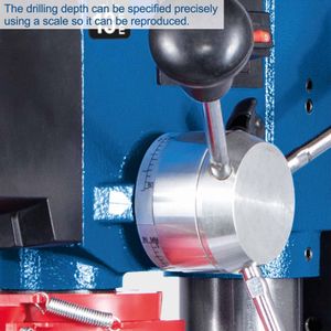 Scheppach DP19VARIO Bench Pillar Drill – 550W, Variable Speed, 13mm Chuck